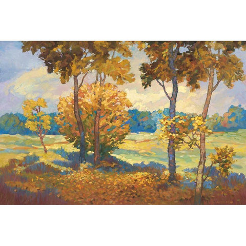 Windstill II Black Modern Wood Framed Art Print with Double Matting by Reynolds, Graham