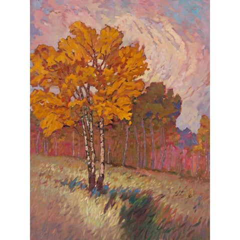 Tree Line I Gold Ornate Wood Framed Art Print with Double Matting by Reynolds, Graham