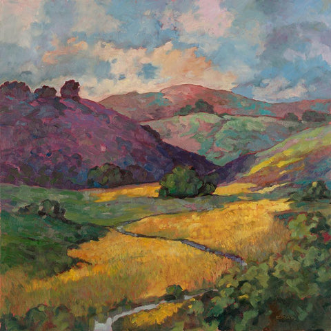 Windy Weather II Black Modern Wood Framed Art Print with Double Matting by Reynolds, Graham