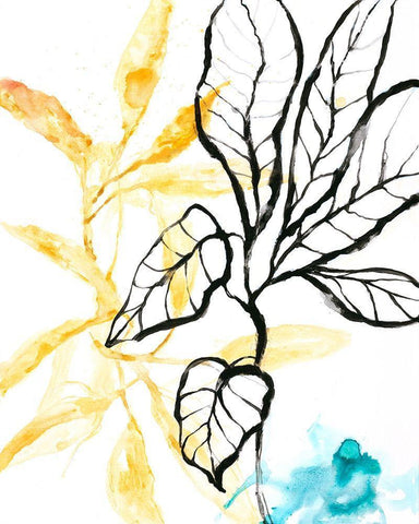 Moment in Nature II White Modern Wood Framed Art Print with Double Matting by Joy, Julie