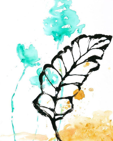 Moment in Nature III White Modern Wood Framed Art Print with Double Matting by Joy, Julie