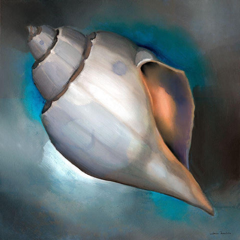 Wild Blues III Black Modern Wood Framed Art Print by Montillo, Louise