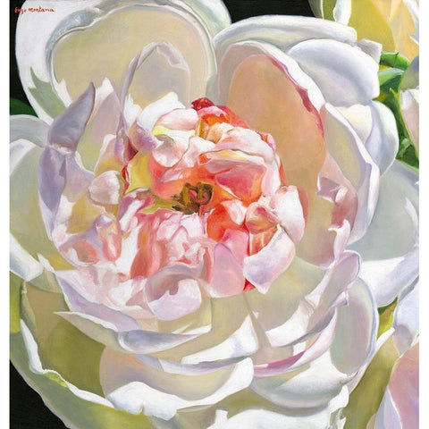 Here,There And Everywhere Black Modern Wood Framed Art Print with Double Matting by Montana, Enzo