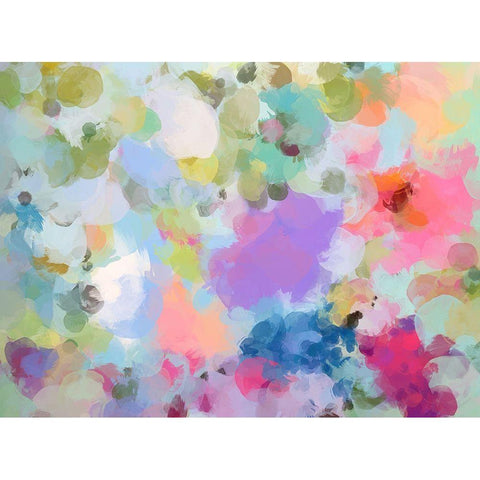 Playful Movement III Black Modern Wood Framed Art Print by Orlov, Irena