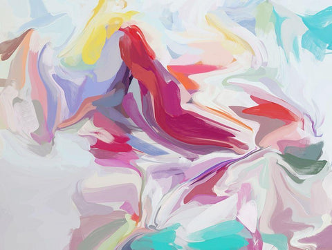 Energy Surrounding Your Life I Black Ornate Wood Framed Art Print with Double Matting by Orlov, Irena