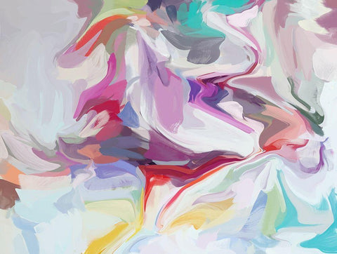 Energy Surrounding Your Life II Black Ornate Wood Framed Art Print with Double Matting by Orlov, Irena