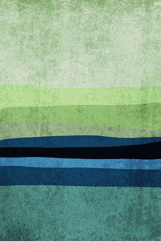 Modern minimalist IX Black Ornate Wood Framed Art Print with Double Matting by Orlov, Irena