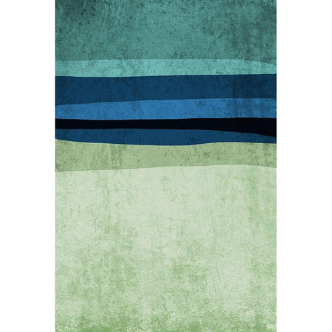 Modern minimalist X White Modern Wood Framed Art Print by Orlov, Irena