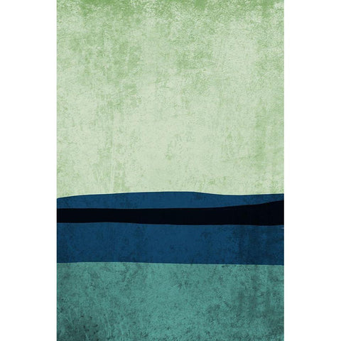 Modern minimalist XI Black Modern Wood Framed Art Print with Double Matting by Orlov, Irena