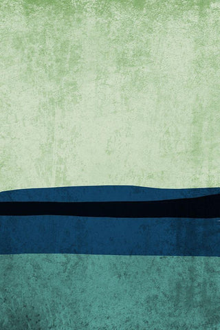 Modern minimalist XI White Modern Wood Framed Art Print with Double Matting by Orlov, Irena