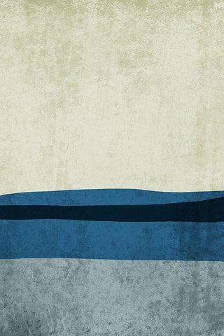 Modern minimalist XII White Modern Wood Framed Art Print with Double Matting by Orlov, Irena