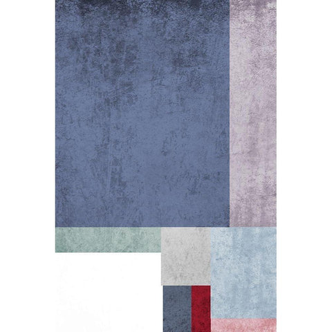 Modern minimalist XIII White Modern Wood Framed Art Print by Orlov, Irena