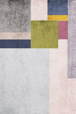 Modern minimalist XVI Black Ornate Wood Framed Art Print with Double Matting by Orlov, Irena