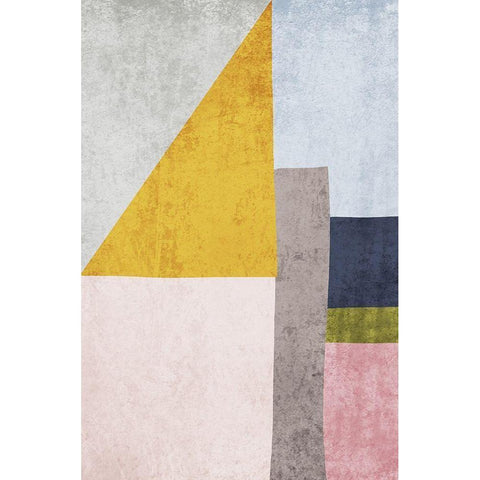 Modern minimalist XVII Black Modern Wood Framed Art Print by Orlov, Irena