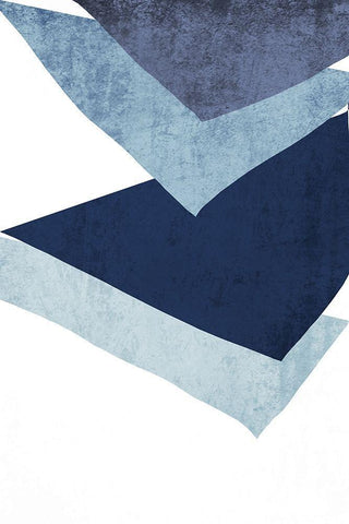 Modern Scandinavian I Black Ornate Wood Framed Art Print with Double Matting by Orlov, Irena