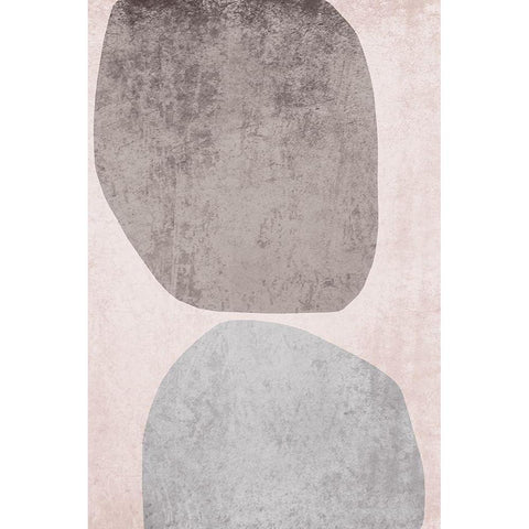 Minimalist Geometric II Gold Ornate Wood Framed Art Print with Double Matting by Orlov, Irena