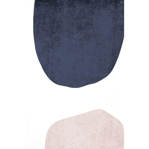 Minimalist Geometric VII Black Modern Wood Framed Art Print with Double Matting by Orlov, Irena