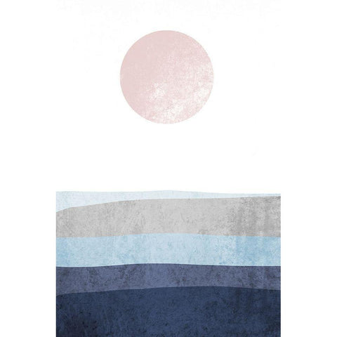 Minimalist Geometric IX Black Modern Wood Framed Art Print with Double Matting by Orlov, Irena