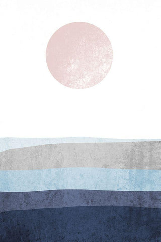 Minimalist Geometric IX White Modern Wood Framed Art Print with Double Matting by Orlov, Irena