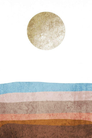 Minimalist Geometric X White Modern Wood Framed Art Print with Double Matting by Orlov, Irena