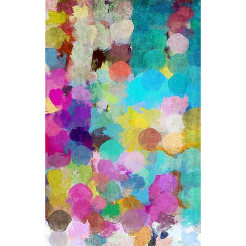 Bohemian Color Expression VI Gold Ornate Wood Framed Art Print with Double Matting by Orlov, Irena