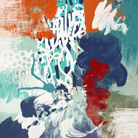 Freeing Up I Black Modern Wood Framed Art Print by Orlov, Irena