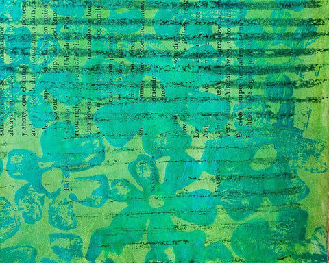 Paper II White Modern Wood Framed Art Print with Double Matting by St Hilaire, Elizabeth