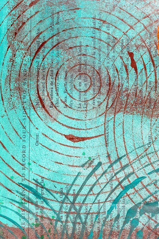 Paper IV White Modern Wood Framed Art Print with Double Matting by St Hilaire, Elizabeth