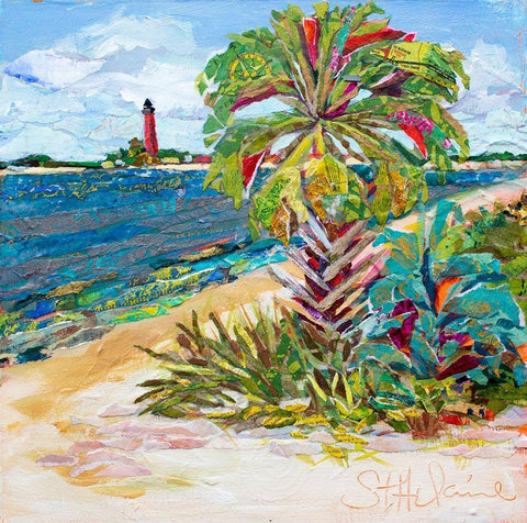 Around the Bend Black Ornate Wood Framed Art Print with Double Matting by St Hilaire, Elizabeth