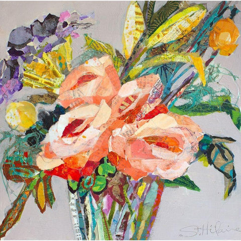 Sweet Mexico Black Modern Wood Framed Art Print with Double Matting by St Hilaire, Elizabeth