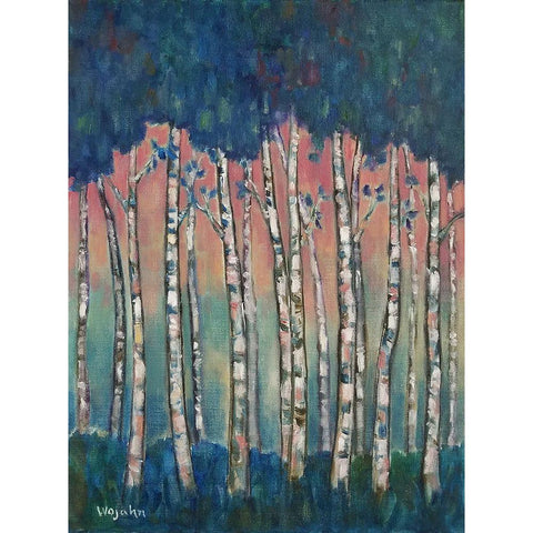 Promise Black Modern Wood Framed Art Print with Double Matting by Wojahn, Holly