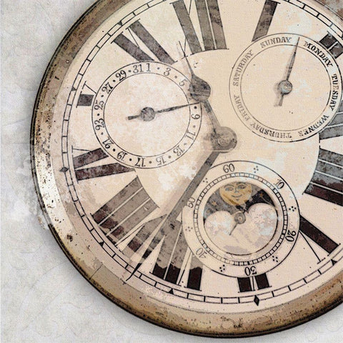 Part Time White Modern Wood Framed Art Print with Double Matting by Smith, Karen