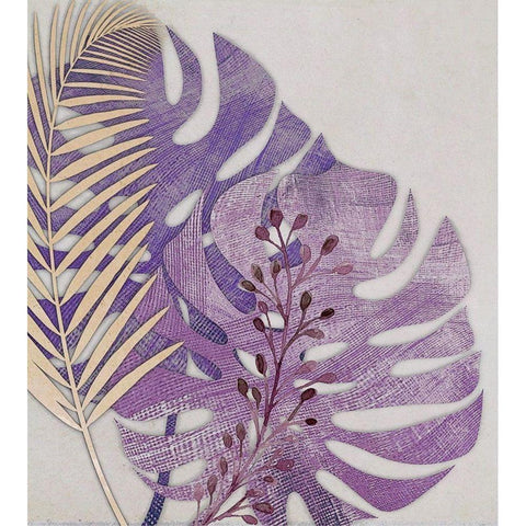 Tropics Gold Ornate Wood Framed Art Print with Double Matting by Smith, Karen