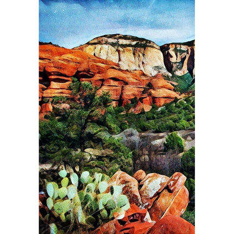 Arizona Isnt She Grand Canyon I Black Modern Wood Framed Art Print with Double Matting by Aldridge, Ashley