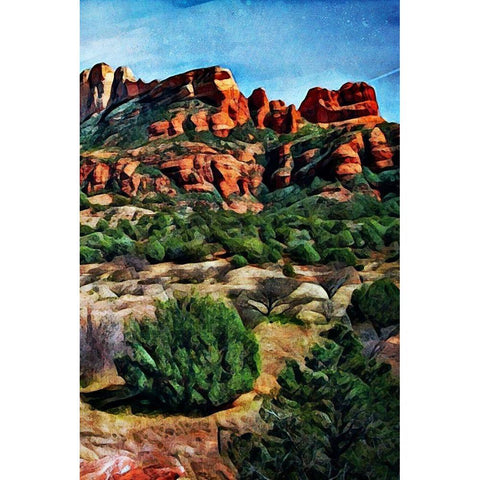 Arizona Isnt She Grand Canyon II White Modern Wood Framed Art Print by Aldridge, Ashley