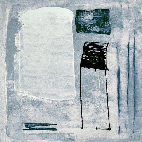 Mozaic 20 White Modern Wood Framed Art Print by Aryai, Sia