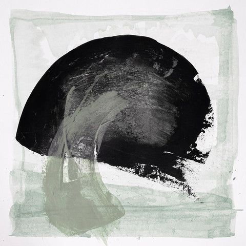 Mozaic 27 Black Modern Wood Framed Art Print by Aryai, Sia