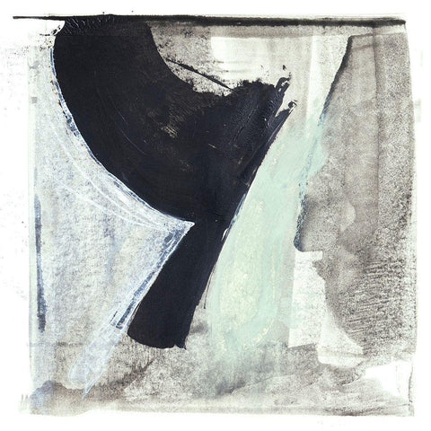 Mozaic 28 White Modern Wood Framed Art Print with Double Matting by Aryai, Sia