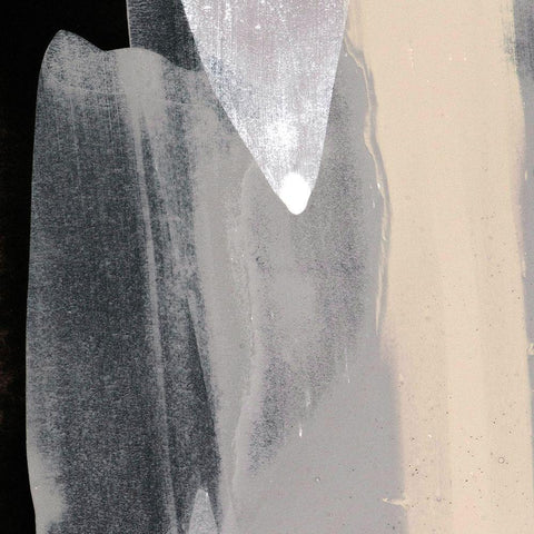 Mozaic 47 White Modern Wood Framed Art Print with Double Matting by Aryai, Sia