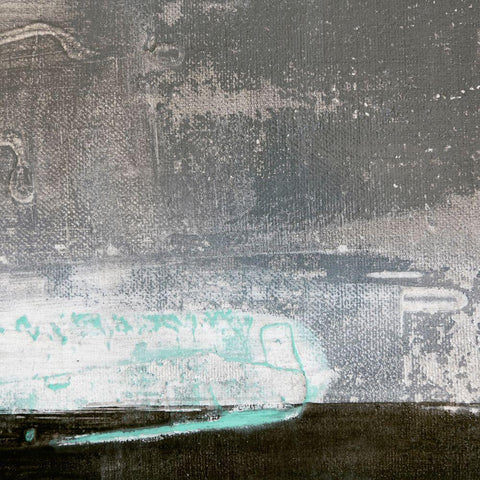 Amaze 49 White Modern Wood Framed Art Print by Aryai, Sia