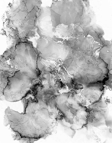 Crystal White Modern Wood Framed Art Print with Double Matting by Curinga, Kim