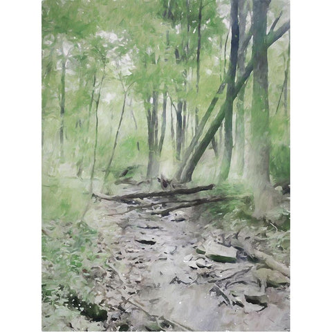 Fallen Logs Gold Ornate Wood Framed Art Print with Double Matting by Curinga, Kim