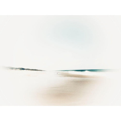 Bleached Beach III Black Modern Wood Framed Art Print by Curinga, Kim