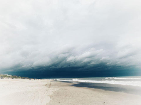 Bleached Storm I Black Ornate Wood Framed Art Print with Double Matting by Curinga, Kim