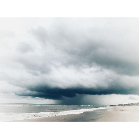 Bleached Storm II Black Modern Wood Framed Art Print by Curinga, Kim