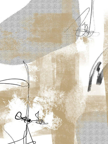 Scratched Lumber I Black Ornate Wood Framed Art Print with Double Matting by Holman, Nicholas