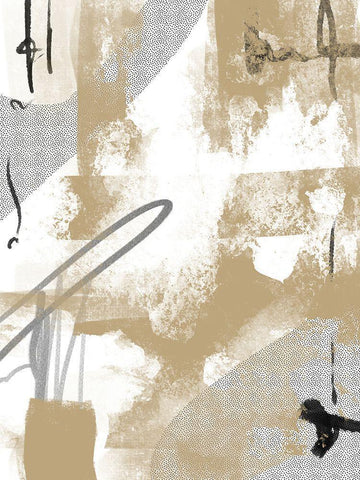 Scratched Lumber II Black Ornate Wood Framed Art Print with Double Matting by Holman, Nicholas