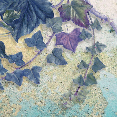 Reductive Vine II Gold Ornate Wood Framed Art Print with Double Matting by Hunziker, Steve