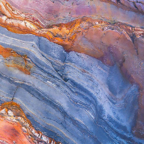 Craquelure IV White Modern Wood Framed Art Print by Hunziker, Steve