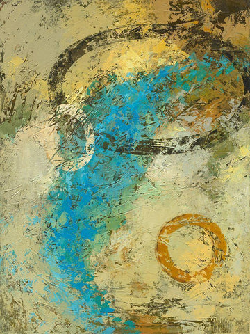 Liberation of Color Black Ornate Wood Framed Art Print with Double Matting by Joy, Julie